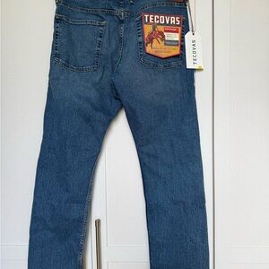 Tecovas Men's Medium Blue Slim Straight Jeans